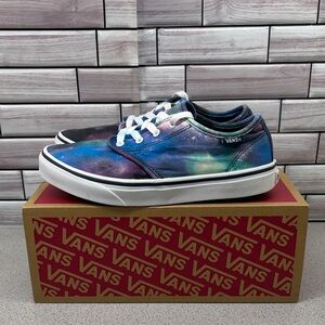 Vans Off The Wall Cosmic Galaxy Us Missy Size 4Y Cosmic Blue and Purple Sneakers